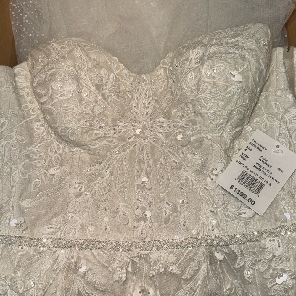 Melissa Sweet White Wedding Dress